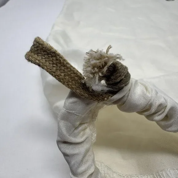 HOBO Dust Bag Purse Protector Drawstring Travel 19”x19” Ivory - Picture 5 of 6